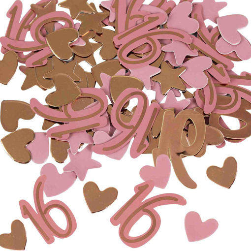 Picture of 16TH BIRTHDAY ROSE GOLD CONFETTI